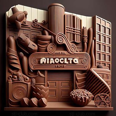 3D model chocolate factory (STL)